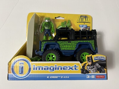 NEW 2016 Imaginext Killer Croc 4x4 Figure Set DC Super Friends Legends Of Batman