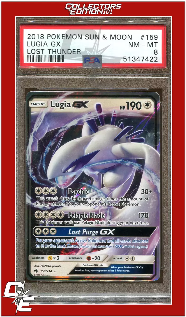 Lugia GX - Sun & Moon: Lost Thunder - Pokemon