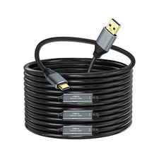 USB 3.0 A to C Cable 60ft, 5Gbps Super Speed USB 3.0 Cable Compatible with VR...
