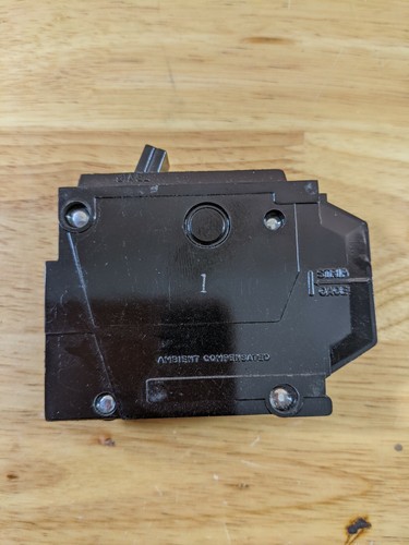GE Interruttore automatico nero 1 polo 15 ampere THQL115 set di 2 - Foto 5 di 8