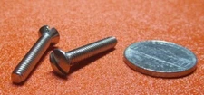 18-8 Stainless Steel Pan Head Slotted Machine Screw 8-32 x 1.00", 100 pcs