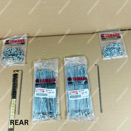 Genuine Yamaha RXK RXS RX115 RX135 RX Special Wheel Spoke SET Front and Rear - Picture 2 of 7