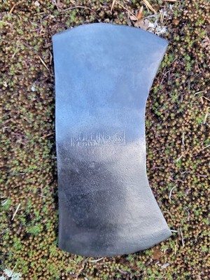 Vintage Collins Legitimus Double Bit Axe Head Antique Logging Axe USA