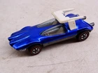 Vintage Mattel Hot Wheels Redline Toy Model Diecast Car Swingin' Wing Metal Blue