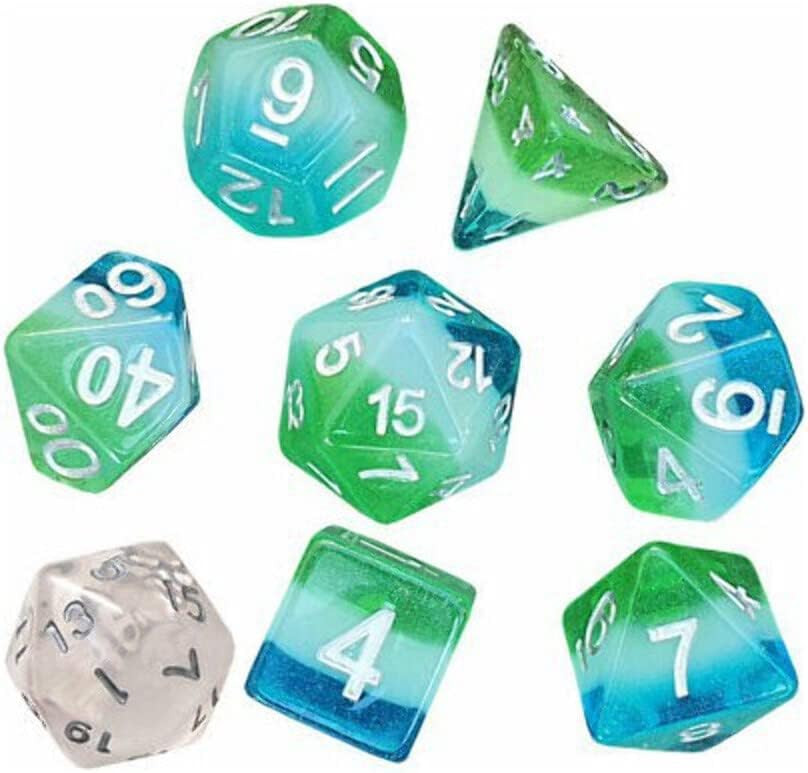 Sirius Dice 7-Set Blue Hawaiian BlueGreen With Bonus d20 4290₽