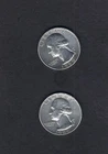 TWO Washington QuarterS 1960  AND 1964 - L -14
