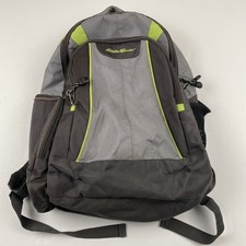 Eddie Bauer Diaper Bag Backpack Insulated Side Pocket Padded Canvas Travel Hike