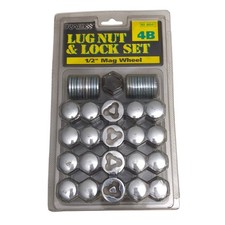 Rally 20 Pc Set 12 Mag Wheel Lug Nut Lock Set W Security Key 90541 4b Nos