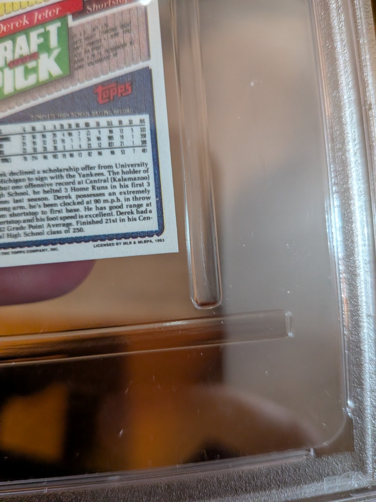 1993 TOPPS MICRO #98 DEREK JETER PSA 9 MINT  view 12
