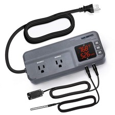 Best Inkbird Temperature and Humidity Controller ITC-608T Pre-Wired Dual Stage