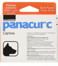 Canine Dewormer for Dogs  Puppies, 4 Gram, 3 Count Pack of 1 , Red