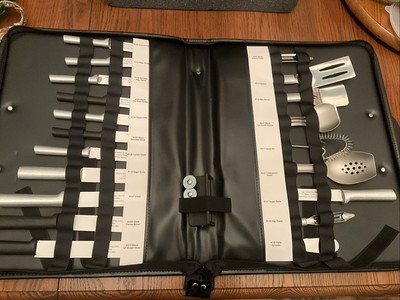 Rada Cutlery Demonstrator Case Bag With Knives & Utensils - 20 Piece Set