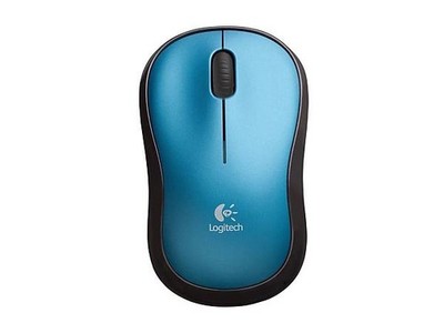 Logitech 910-003636 M185 Wireless Mouse, 2.4GHz with USB Mini Receiver, BLUE