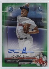 2017 Bowman Draft Chrome Pick Green Refractor 46/99 Tanner Houck Auto uk2