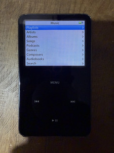 Apple iPod Classic 5th Generation Black, 30GB, MA146LL/A, A1136