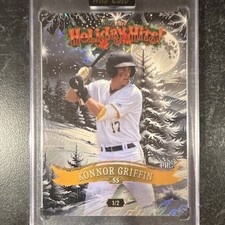 Wild Card 2025 Holiday Hits Konnor Griffin Serial Numbered /2 Baseball Card