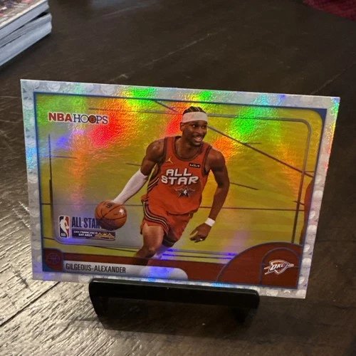 2025-26 Topps NBA Hoops Shai Gilgeous-Alexander Rainbow Foil All-Star Card 286