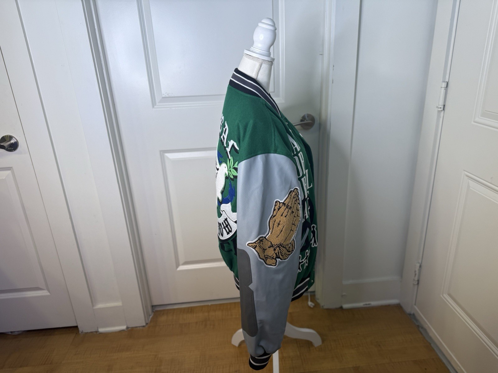 First Row “Global Peace” multi-patch varsity (sty… - image 4