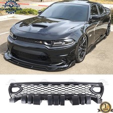 For 2015-2023 Dodge Charger Rt Scat Pack Srt Style Front Mesh Grille W Air Duct