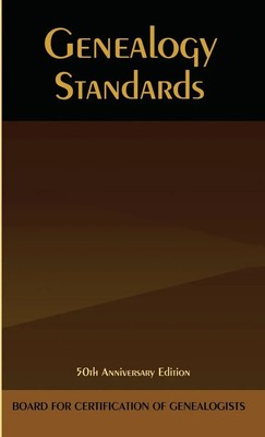 Board For Certification Of Genealogists | Genealogy Standards | Buch | Englisch
