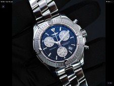 Breitling Colt A73380 Quartz Chronograph Black Dial Steel Bracelet 41mm