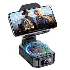 Gifts for Men Women, Cell Phone Stand with Wireless Bluetooth Speaker and Col...