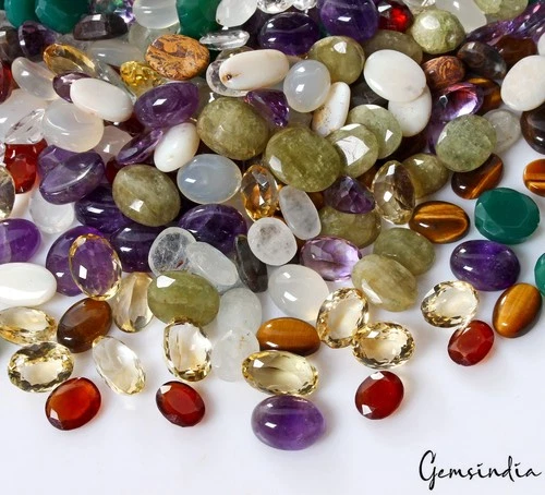 100+ CT MIX LOT LOOSE FACETED NATURAL GEMSTONES MIXED GEMS WHOLESALE LOOSE GEM