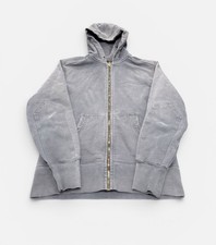 American Giant Zip Hoodie, Men’s L Dark Grey Heavyweight Cotton, Made in USA