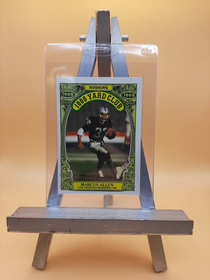 Marcus Allen 1986 Topps - 1000 Yard Club #1 - Los Angeles Raiders 13g