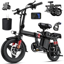750w Peak Folding Electric Bike For Adults 14 Commuter Teens Ebike 24mph 48v 750w Peak Folding Electric Bike For Adults 14 Commuter Teens Ebike 24mph 48v