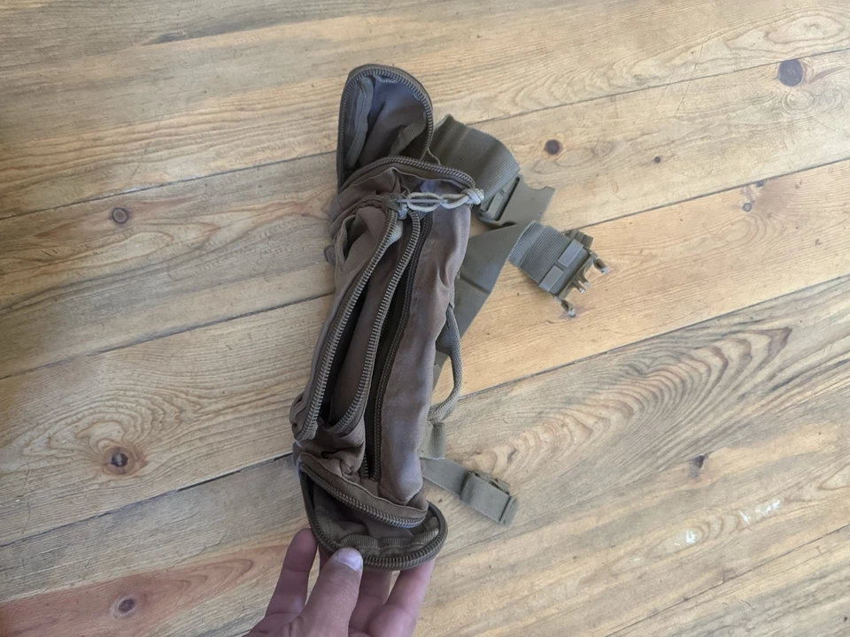 Snugpak Response Pak - Bolsa de cintura táctica utilitaria / Bolsa de pierna caída, marrón coyote Foto 2 de 4