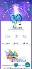 Pokémon Go Trade Shiny Zacian Level 50 & 3 Moves - 1 mill dust trade