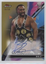 2021 Topps Finest WWE Roster Auto Gold Refractor 10/50 Big E #RA-BI Auto 0gn6