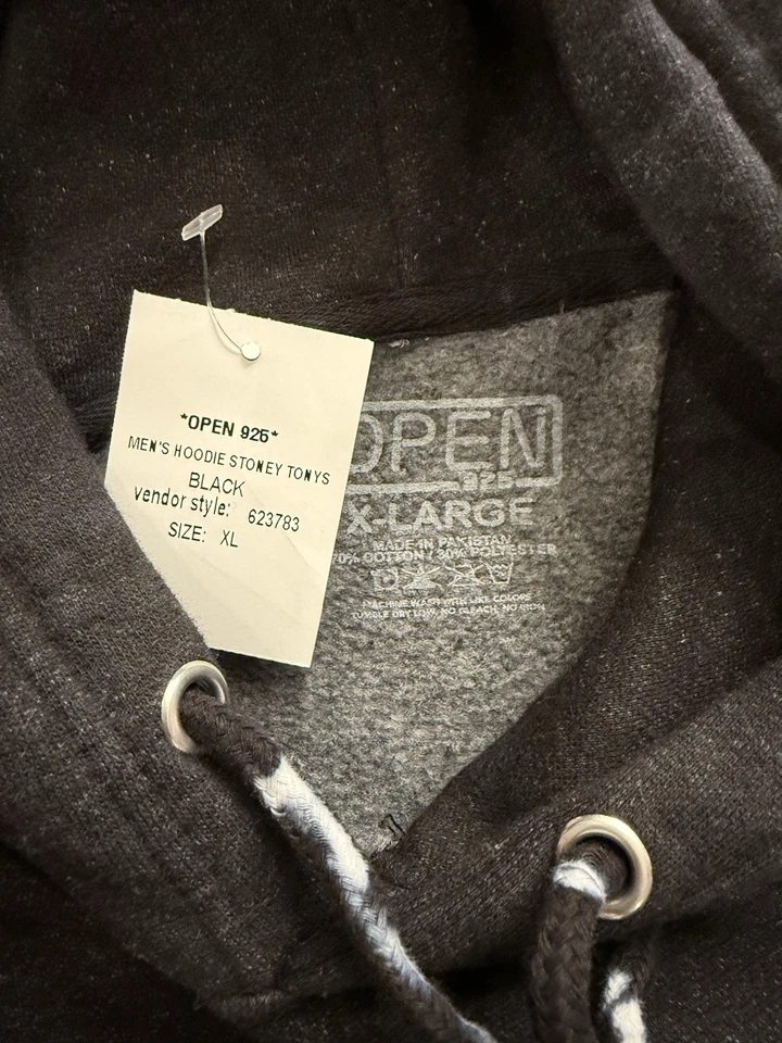 Tinte negro abierto 925 Stoney Tony X-grande Foto 3 de 4