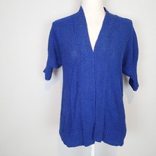 vtg Christian Dior Separates Cardigan Sweater blue Size s  Knit silk rayon