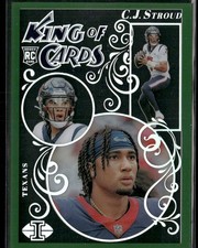 2023 Panini Illusions C.J. Stroud King of Cards Emerald #17 Rookie