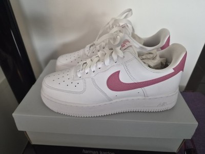 Nike Air Force 1 '07 Low Top Sneaker Weiß/Rosa EU 39 US 8 UK 5,5