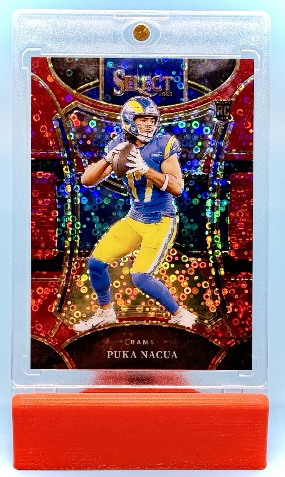 2023 Select Puka Nacua #455 Suite Level Red Disco /49 RC