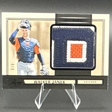 2025 Panini Three and Two Prospect Swatches Walker Janek Black /8 Astros RC