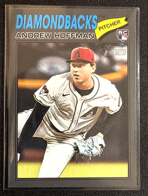 2026 Topps Heritage Andrew Hoffman Dark Gray Border #211 - Diamondbacks