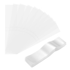 400Pcs Clear Perforated Shrink Band 190x50mm Fits Cap Diameter 120mm