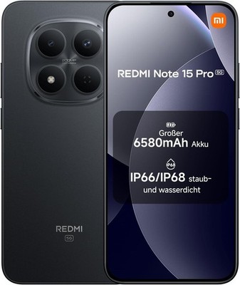 XIAOMI Redmi Note 15 Pro 5G Smartphone (12+512 GB)   Handy mit Android, 6580-mAh