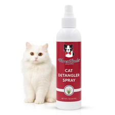 Cat Detangler Spray for Matted Hair Leave in Conditioner Pet Detangling Spr...