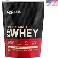 Whey Protein Powder Gluten Free Vanilla Ice Cream 1Lb Building Muscle