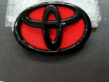 Toyota Corolla 2009-2013 Front Grille Emblem Red Black Badge Replacement Toyota Corolla 2009-2013 Front Grille Emblem Red Black Badge Replacement