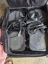 Chauvet Freedom Par Lights With Arriba Case W Plugs All Work Adjusted Ship