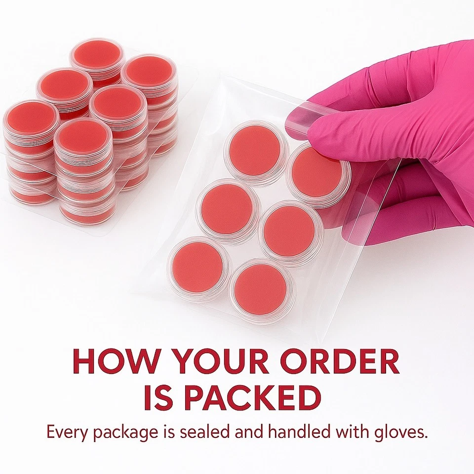 75pc 5ml Plastic/Silicon Concentrate Container NON-Stick Wax Oil Craft Storage - Image 2 of 2