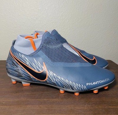 Nike Phantom Vision Soccer Cleats Elite Dynamic Multiground Blue Orange Size 7