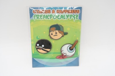 Cyanide And Happiness Freakpocalypse Limited Edition Pins New Sealed
