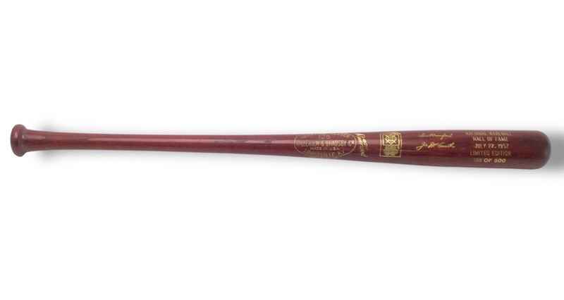 July 22, 1957 National Baseball HOF Commemorative Bat 188/500 Joe McCarthy